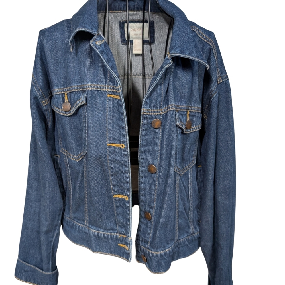 Forever 21 Blue Denim Jean Jacket